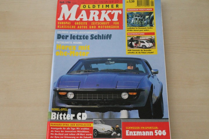 Deckblatt Oldtimer Markt (01/1996)